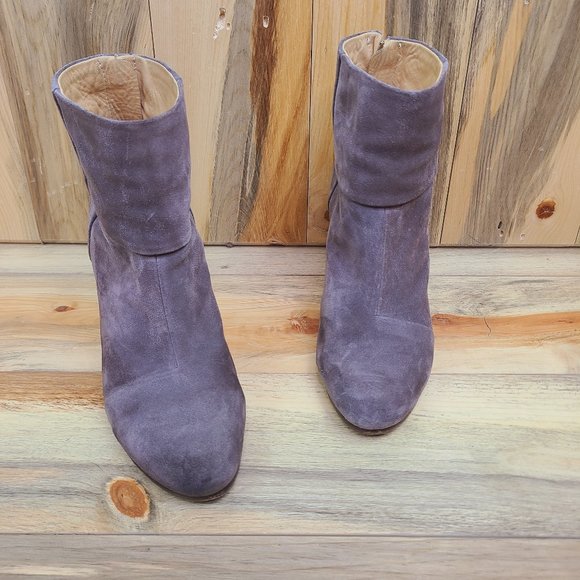 RAG & BONE Classic Newbury Bootie Suede Asphalt Gray - Picture 4 of 9